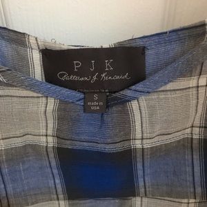 Plaid Peplum Spaghetti Strap Top